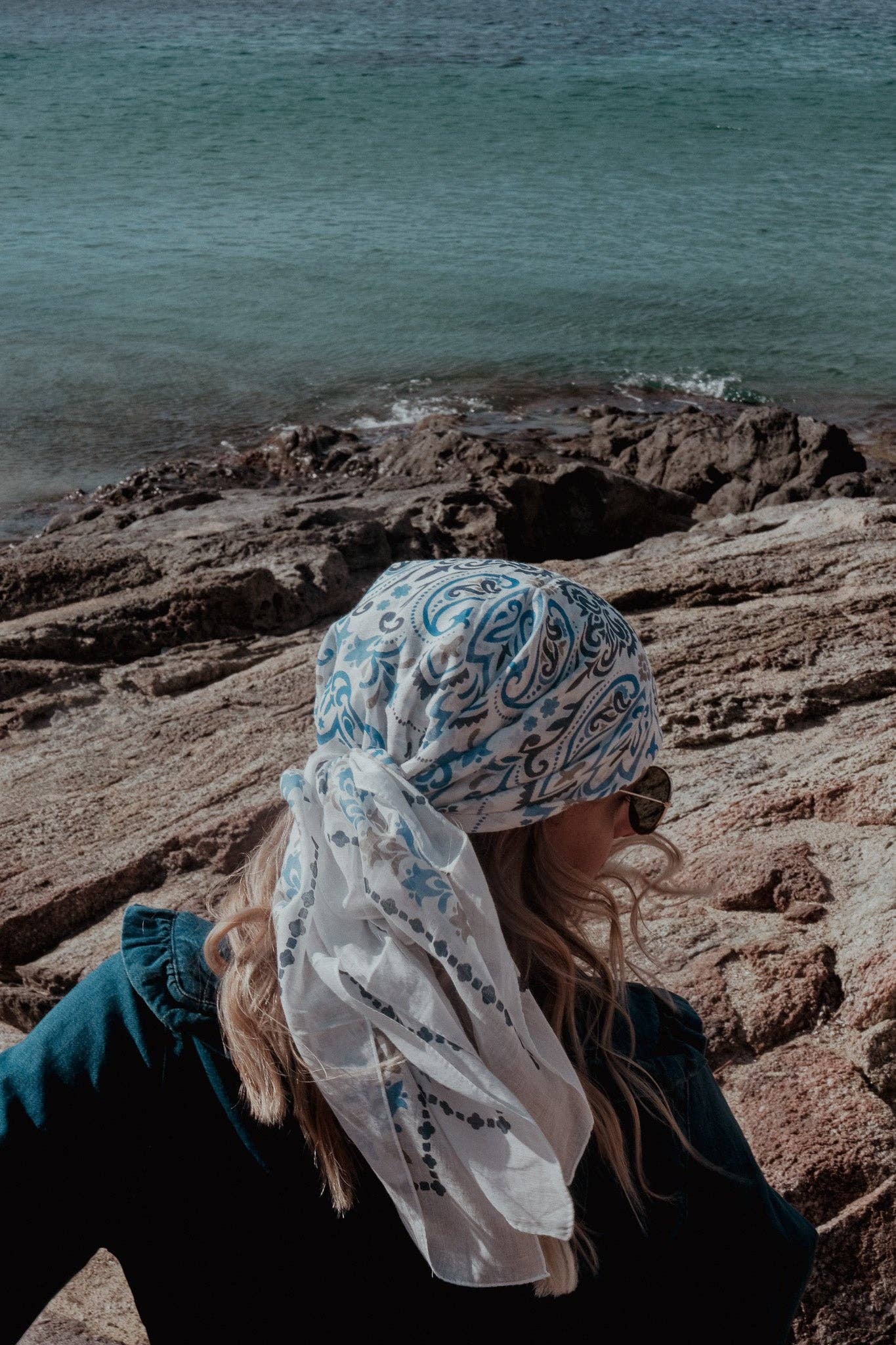 Foulard bandana Lisboa coton - Maison Lecomte Flament