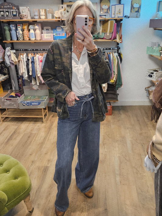 Jean MEDIUM BLUE - Objrosie