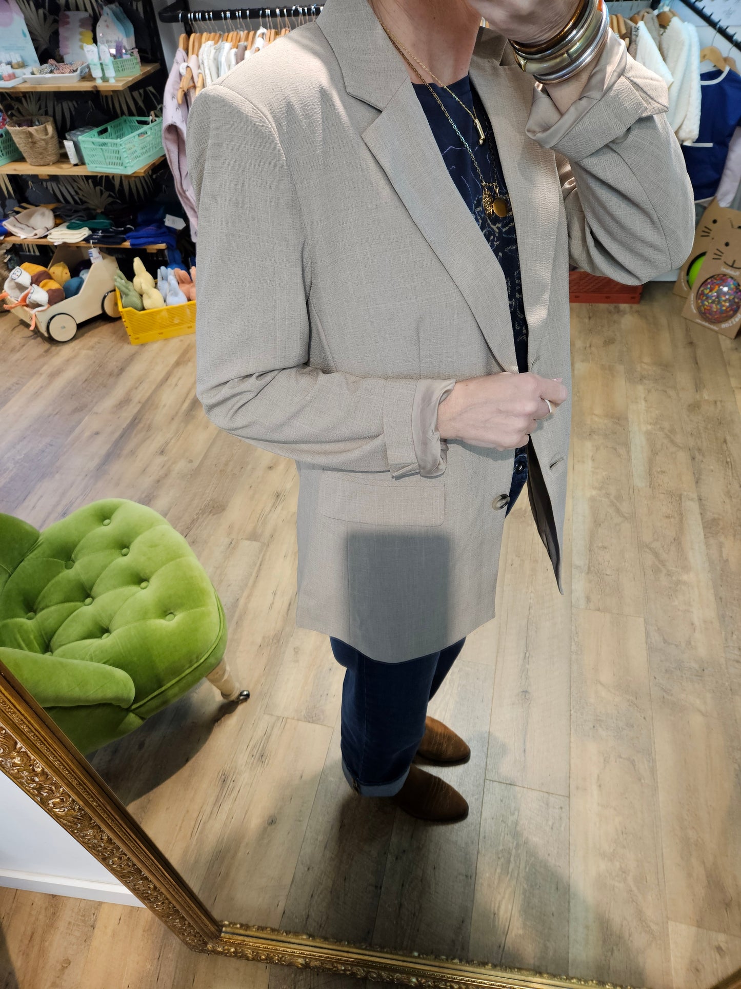 Blazer TAN MÉLANGE -Ihtannie