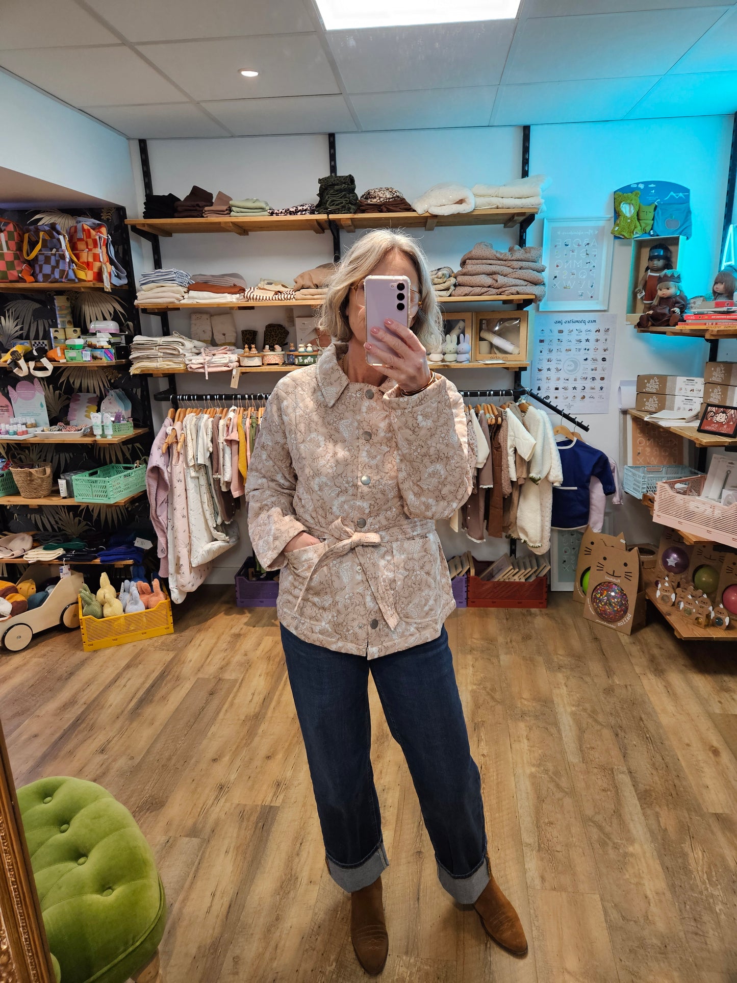 Veste DOESKIN FLOWER - Ihleonardie