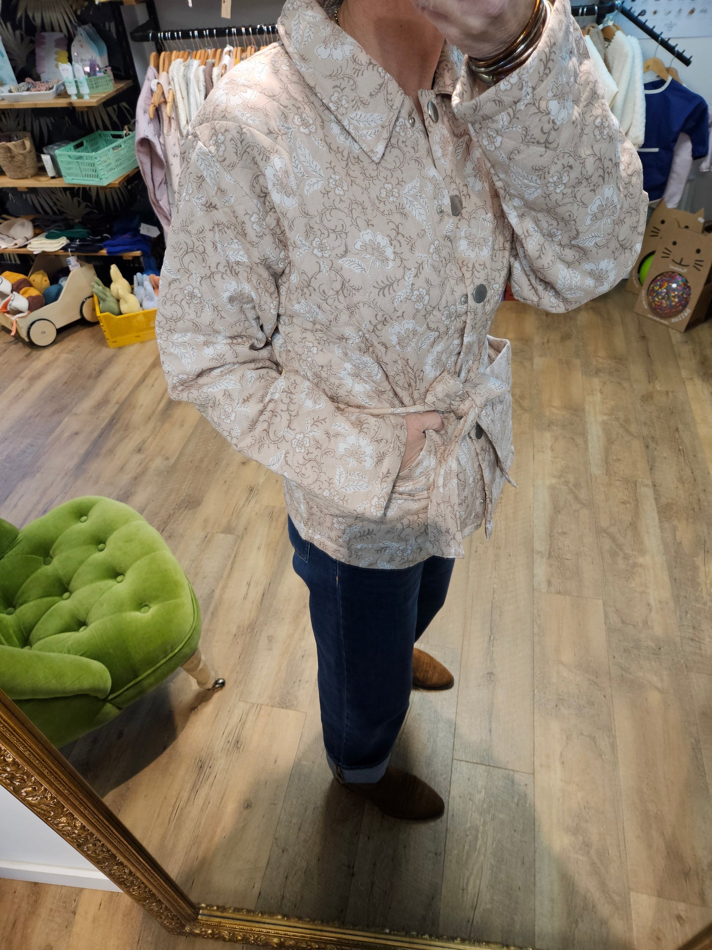 Veste DOESKIN FLOWER - Ihleonardie