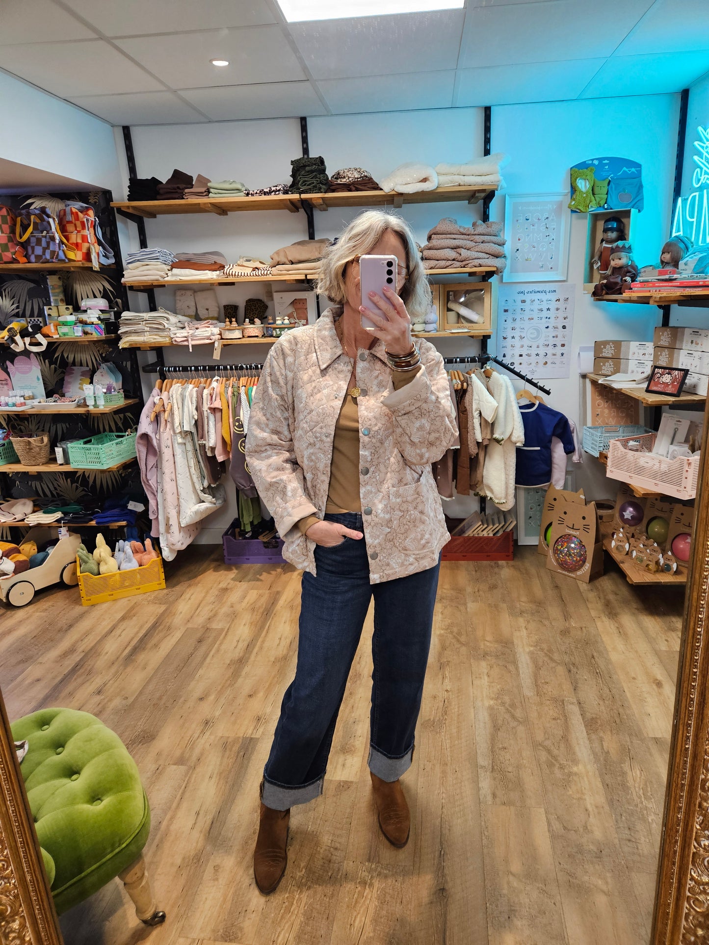 Veste DOESKIN FLOWER - Ihleonardie