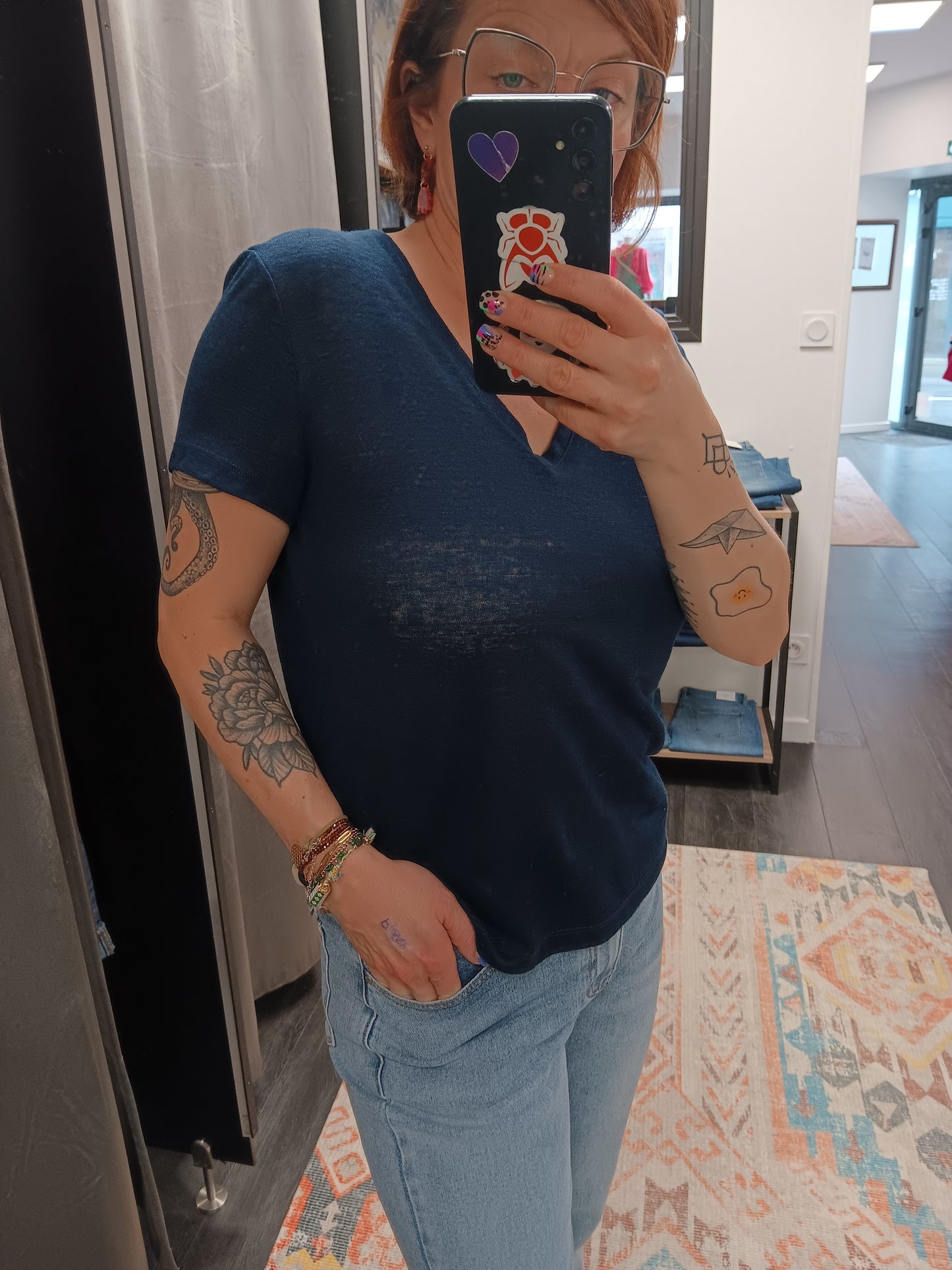 T-shirt NAVY - Darla