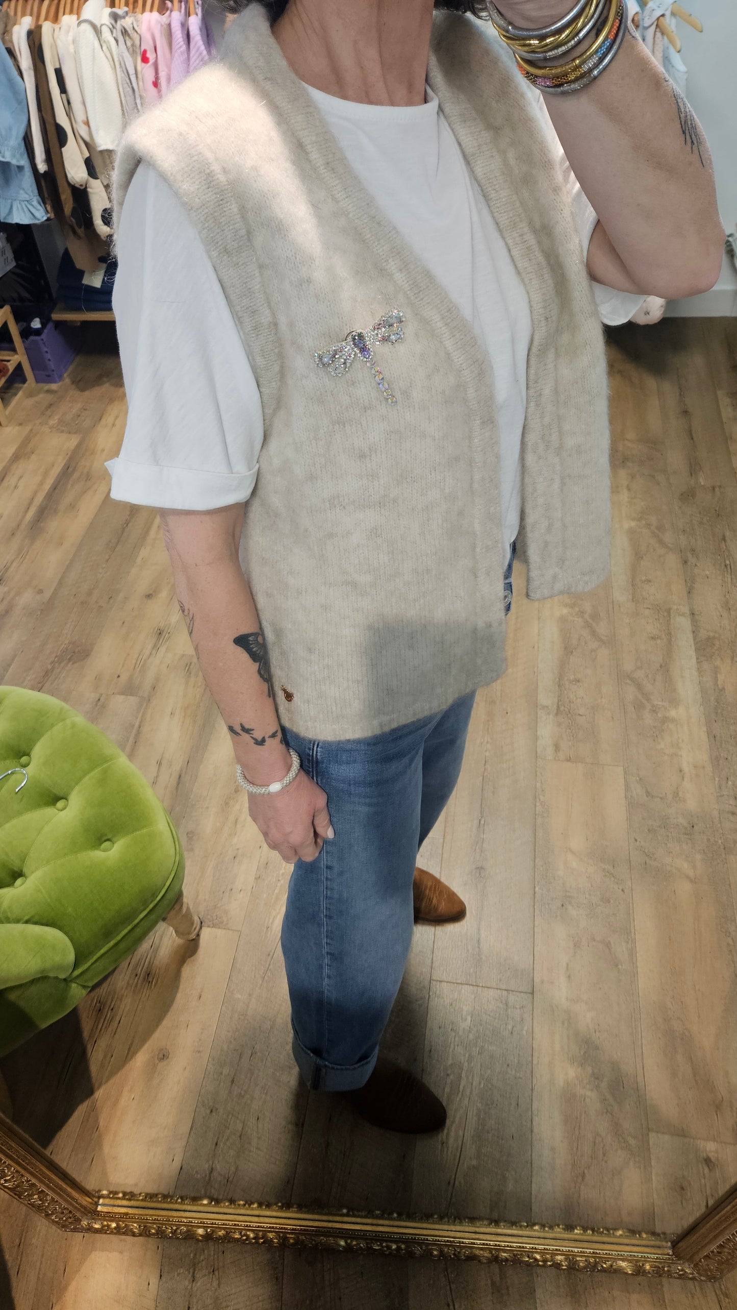 Gilet BEIGE - Phyllis