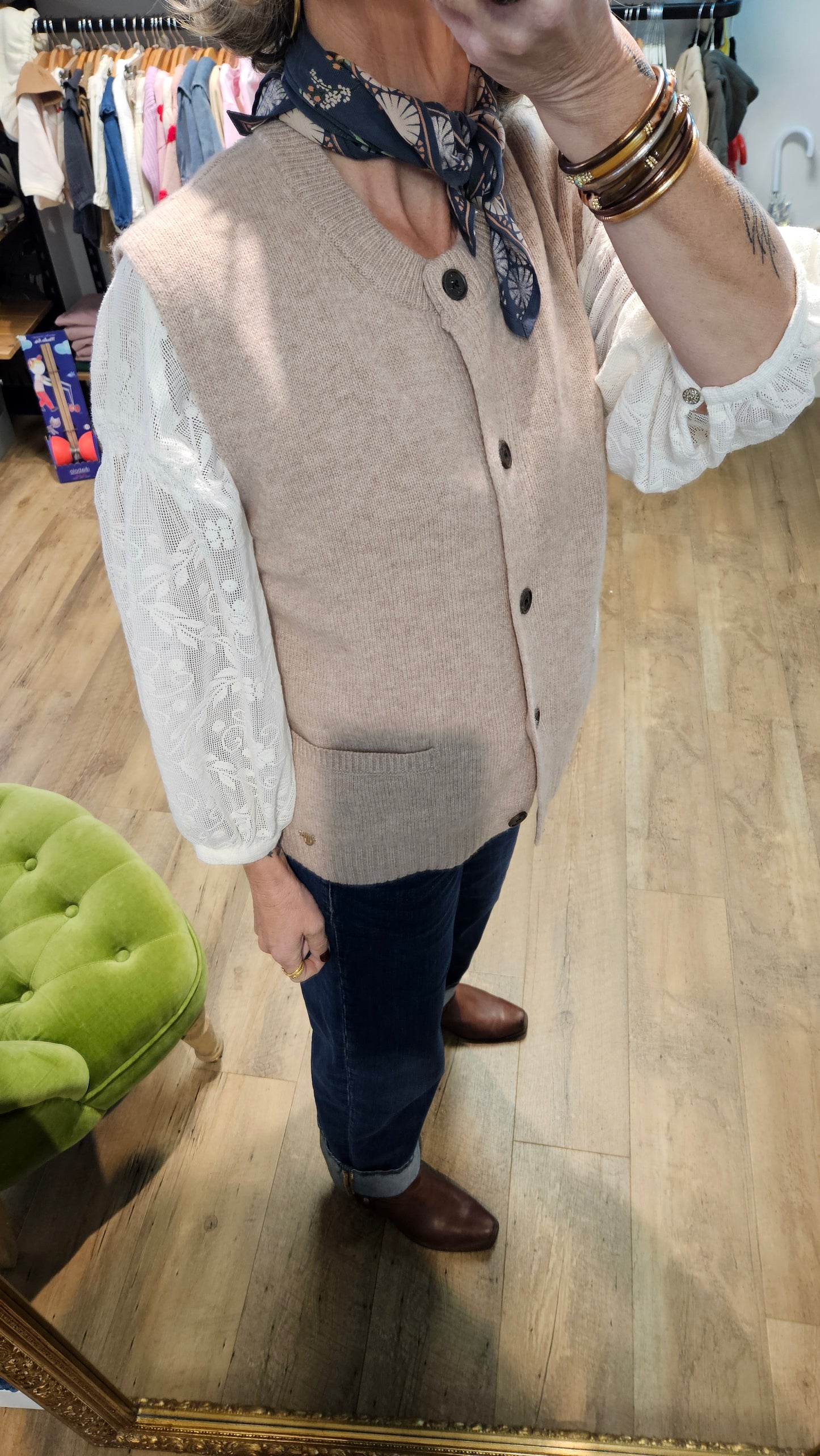 Gilet sans manche BEIGE - Matt