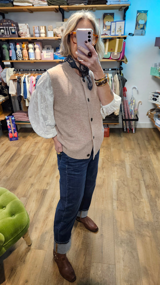 Gilet sans manche BEIGE - Matt
