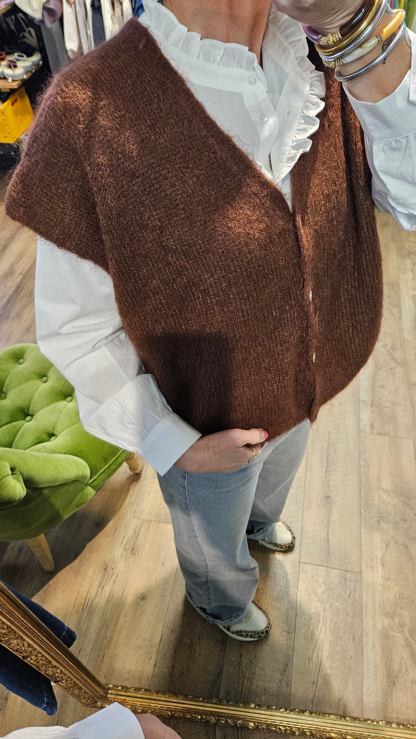 Gilet BRUN - Madeleine