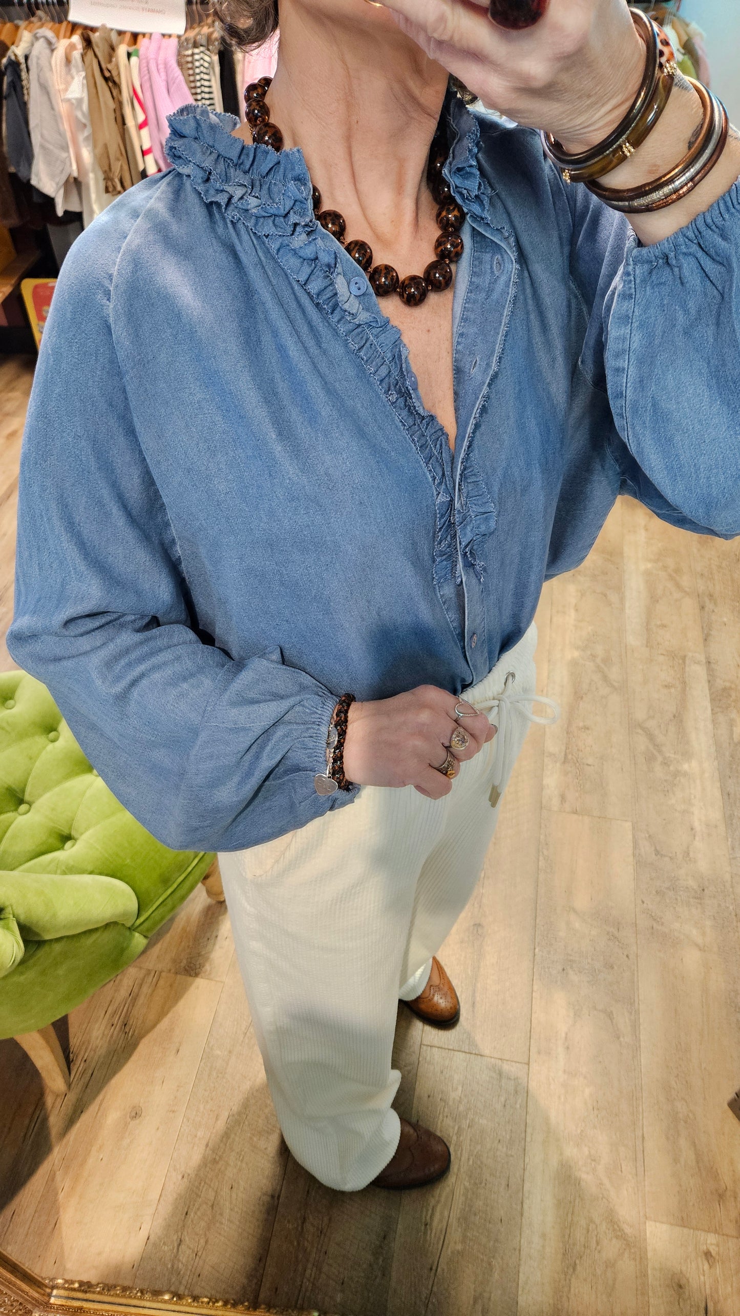 Chemise CHAMBRAY - Flamenca