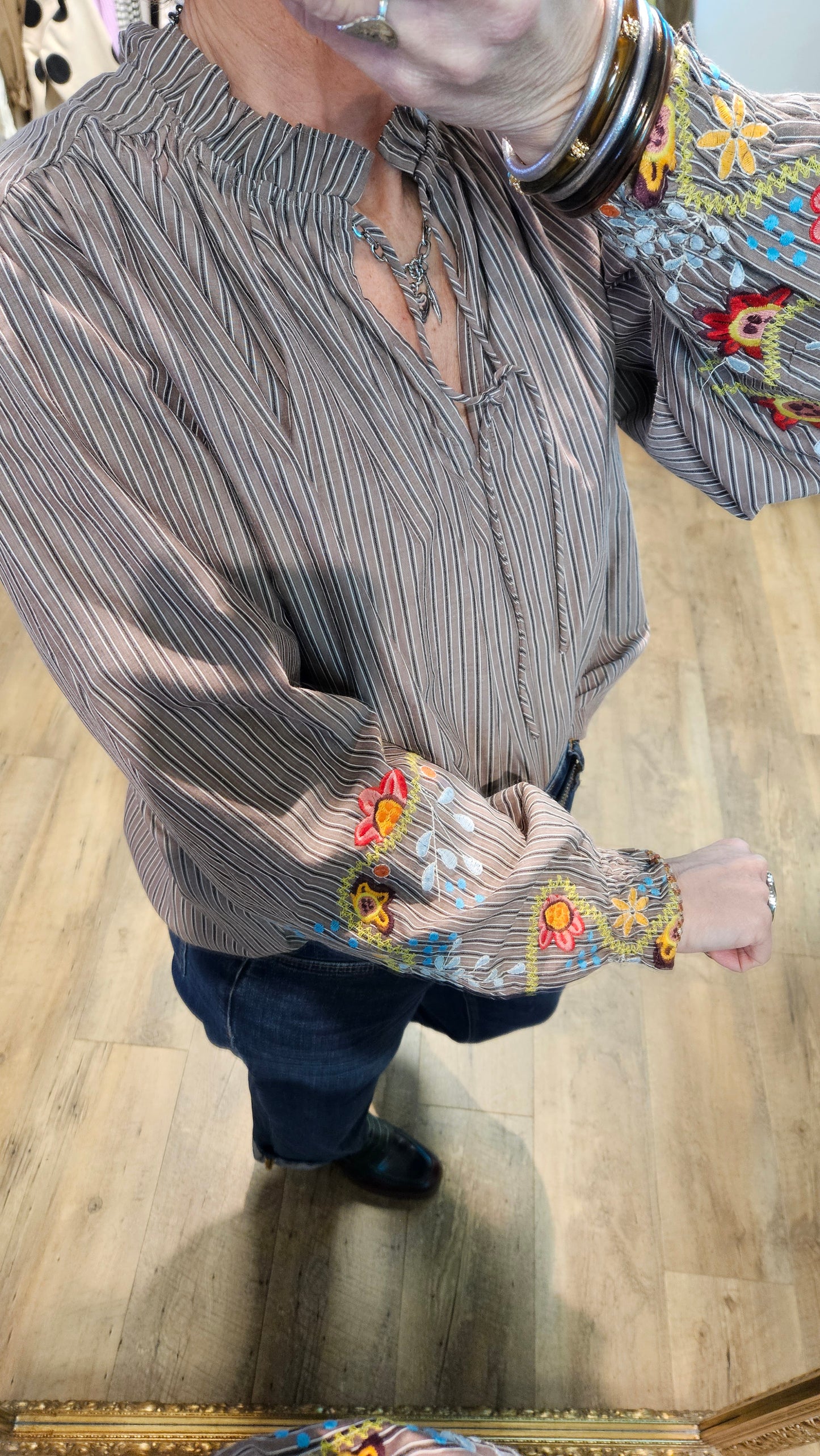 Chemise RAYURE CHOCO - Dane