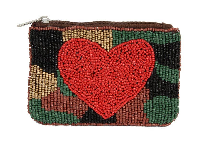 Porte-monnaie COEUR CAMOUFLAGE