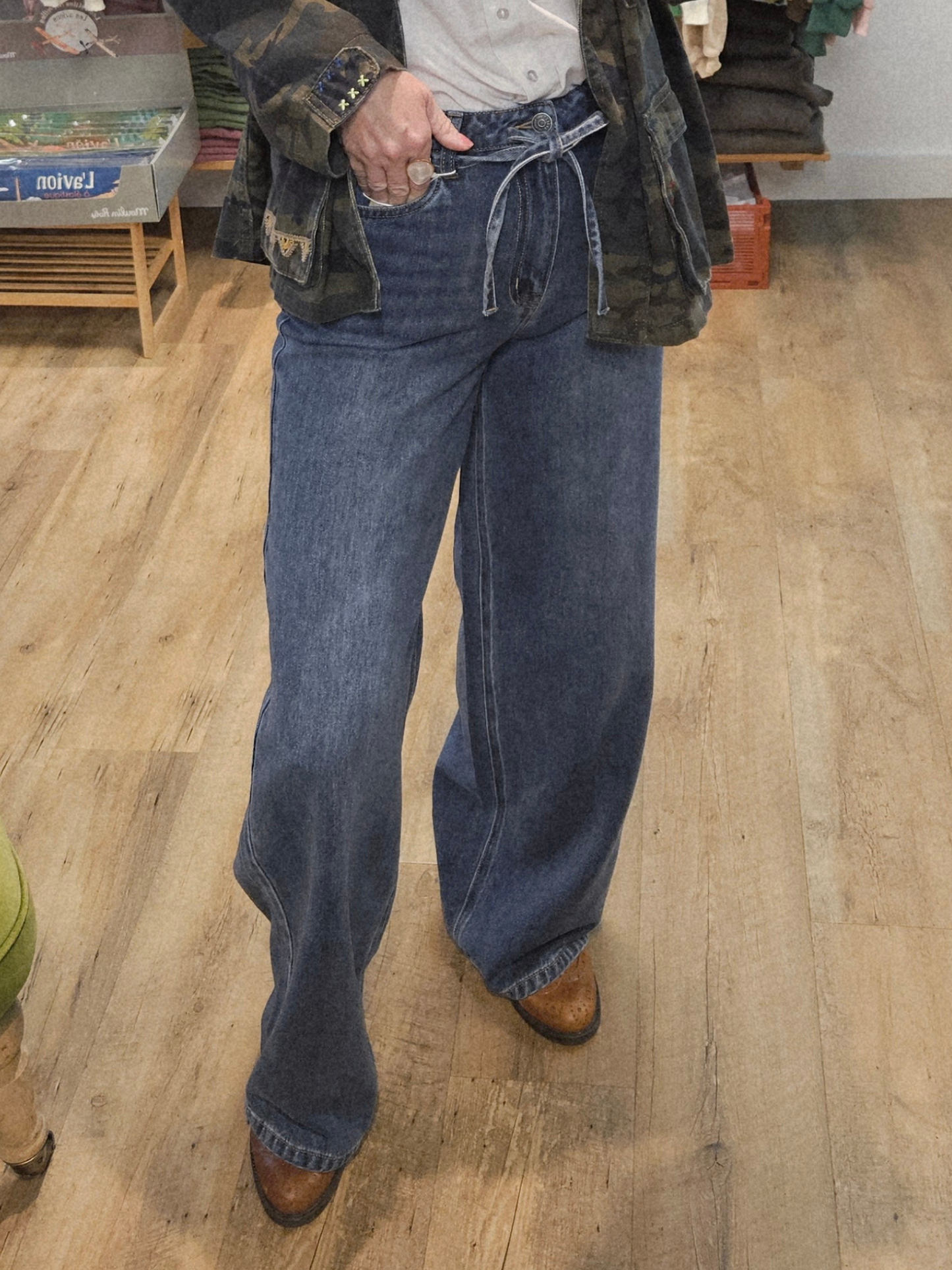Jean MEDIUM BLUE - Objrosie