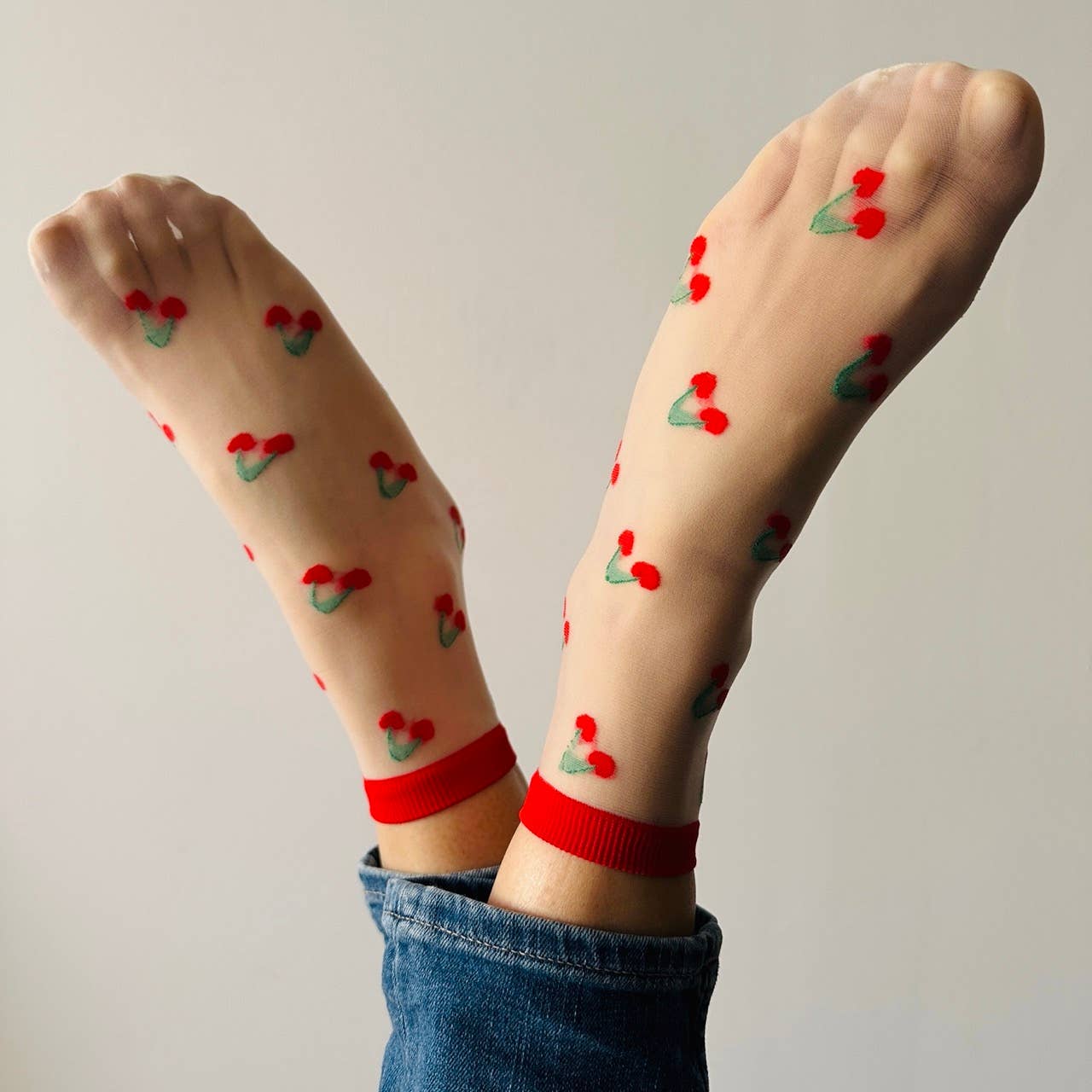 Clémence - Chaussettes cerises