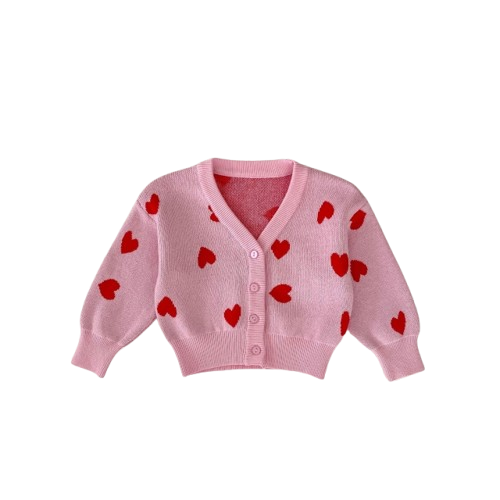 Cardigan ROSE - Coeur