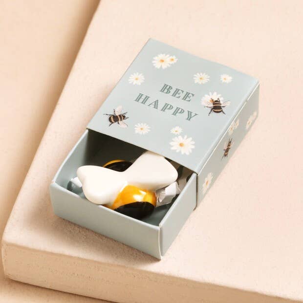 Jeton en céramique Tiny Matchbox : Abeille