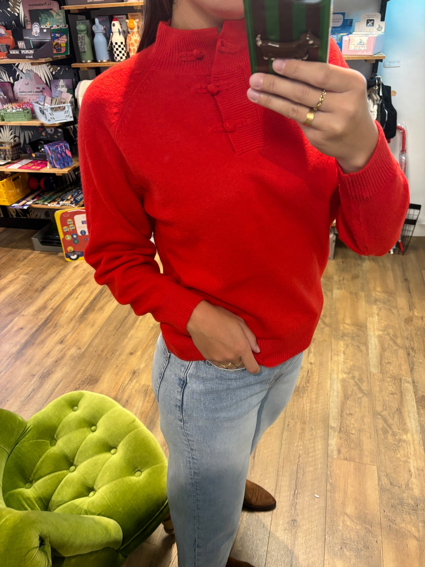 Pull FIERY RED - Ihdasila