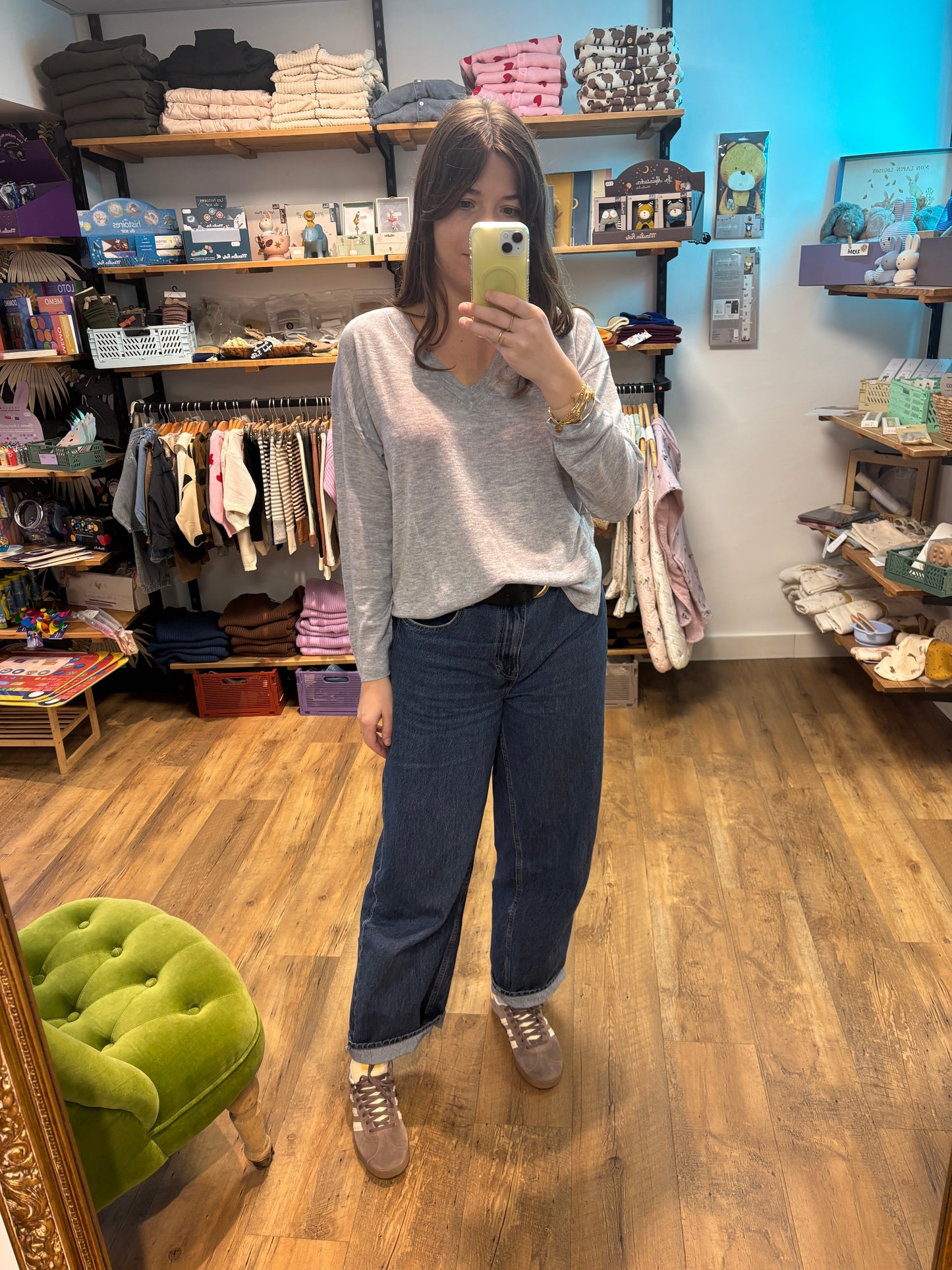 Pull GRIS CHINE - Melya