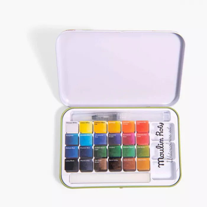 La boîte aquarelle Le Jardin du Moulin - Moulin Roty