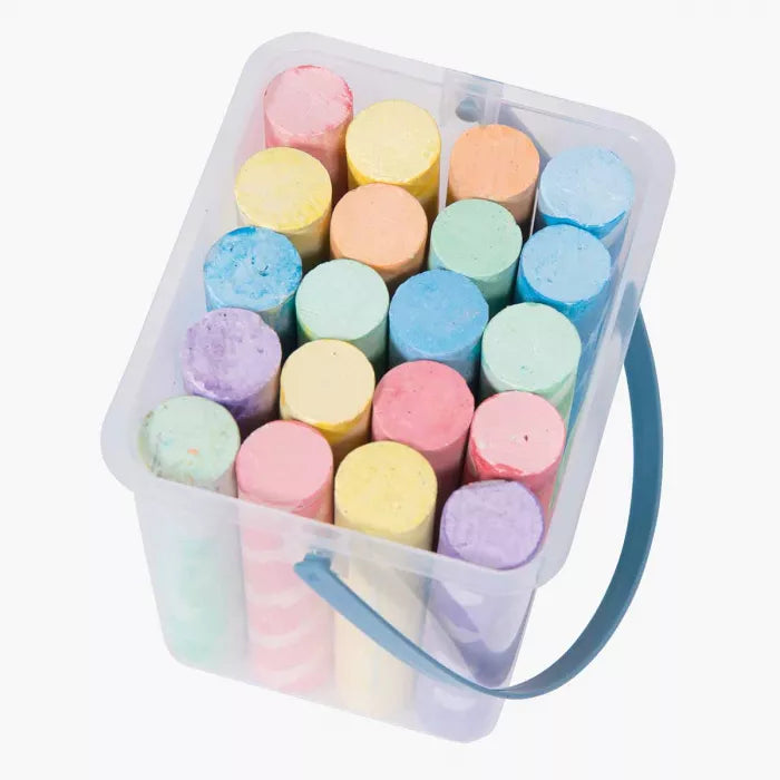 Boîte de 20 craies de sol Aujourd'hui c'est Mercredi - Moulin Roty