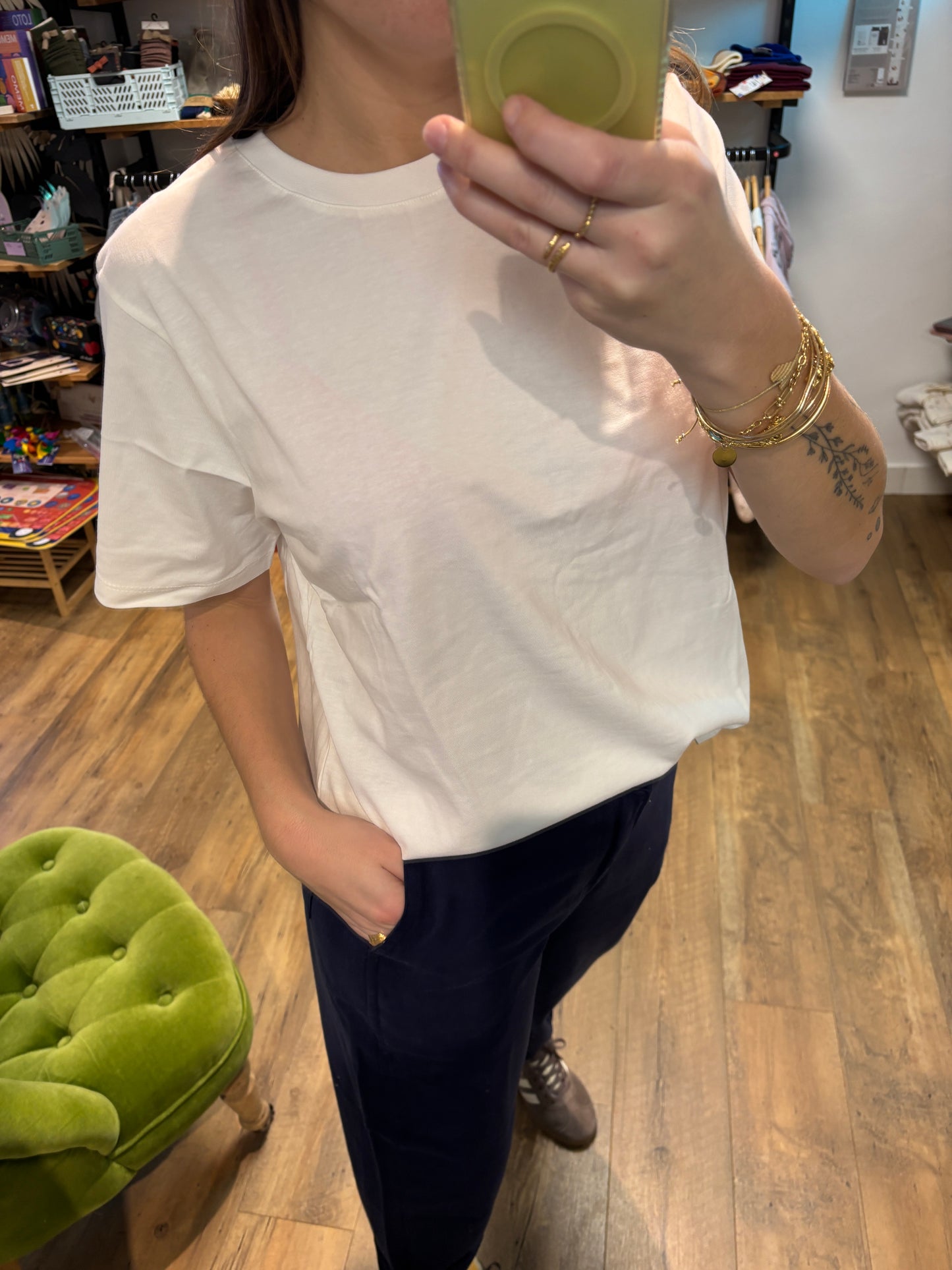 Tee-shirt CLOUD DANCER - Ihpalmer loose ss
