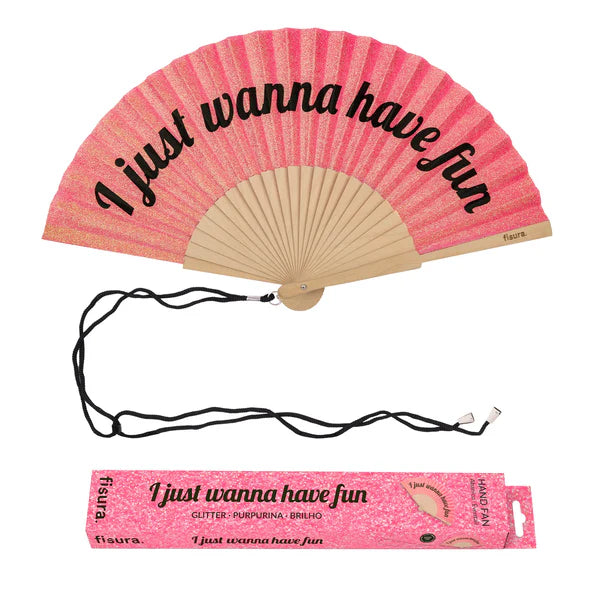 Eventail "I JUST WANNA HAVE FUN"
