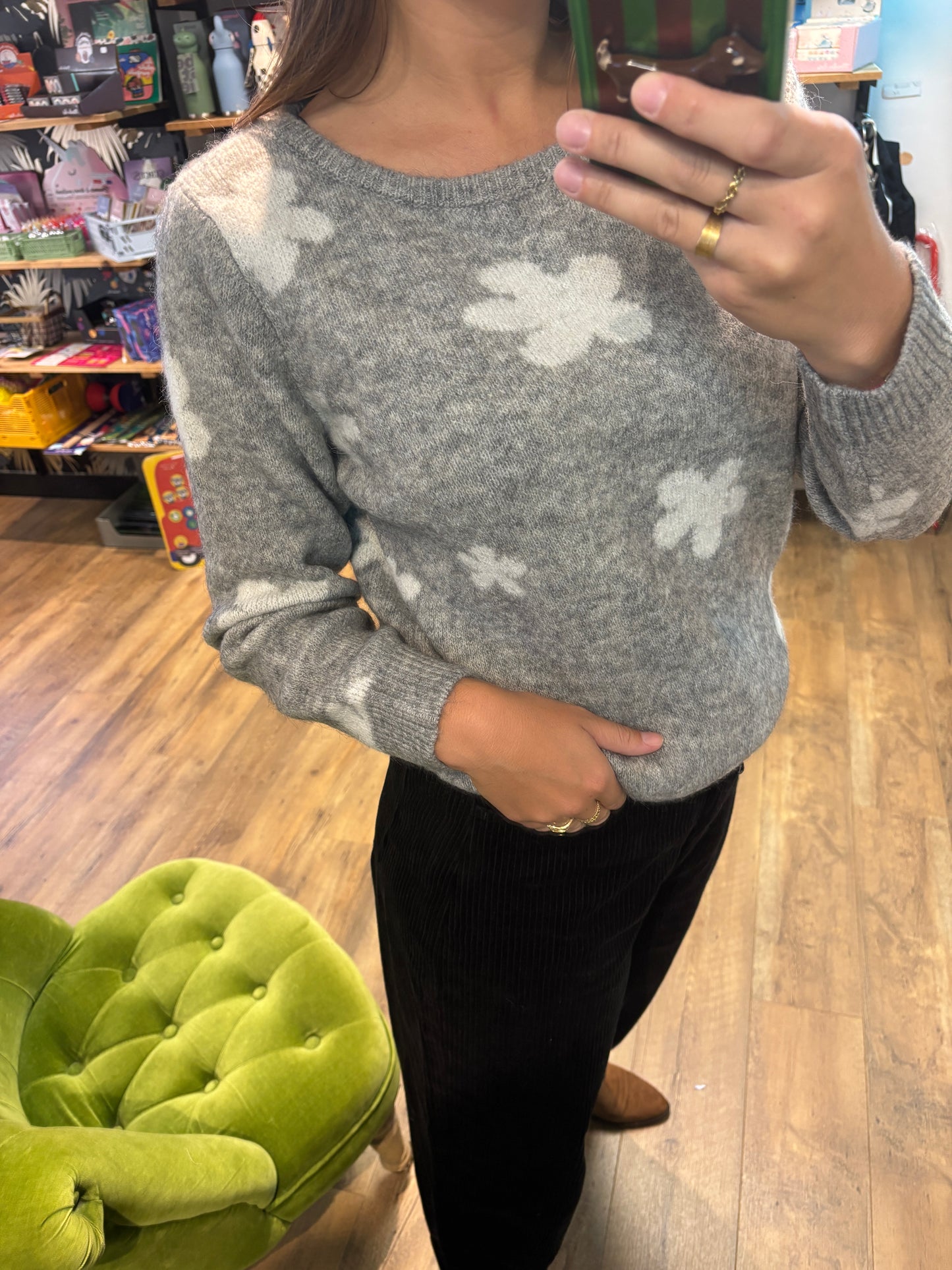 Pull GREY MELANGE - Ihkamara