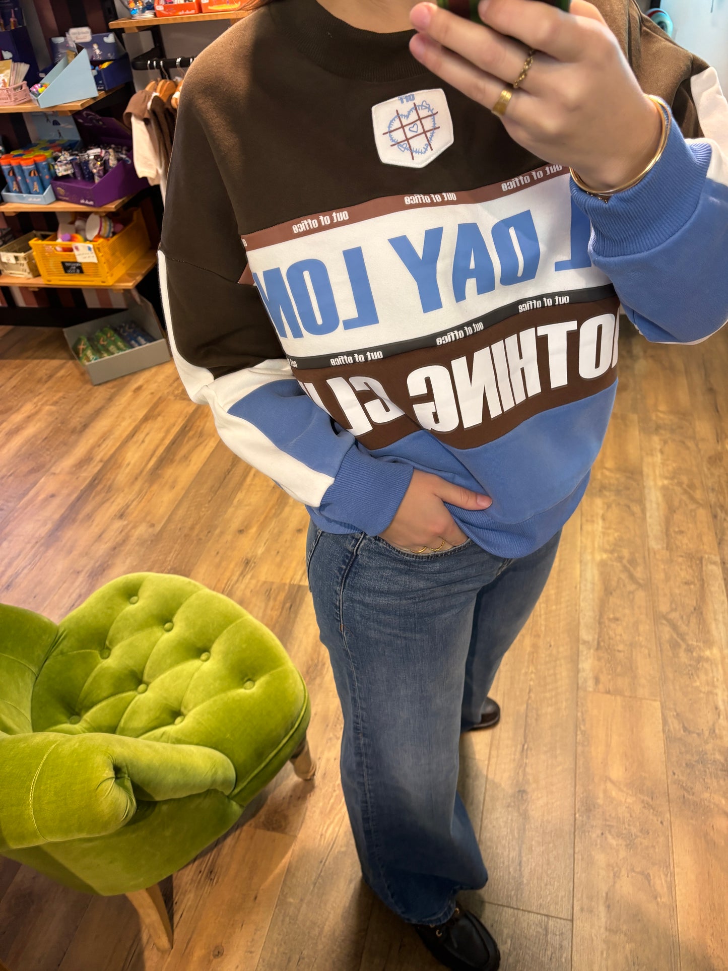 Tee shirt CHOCOLAT ET BLEU - Flow