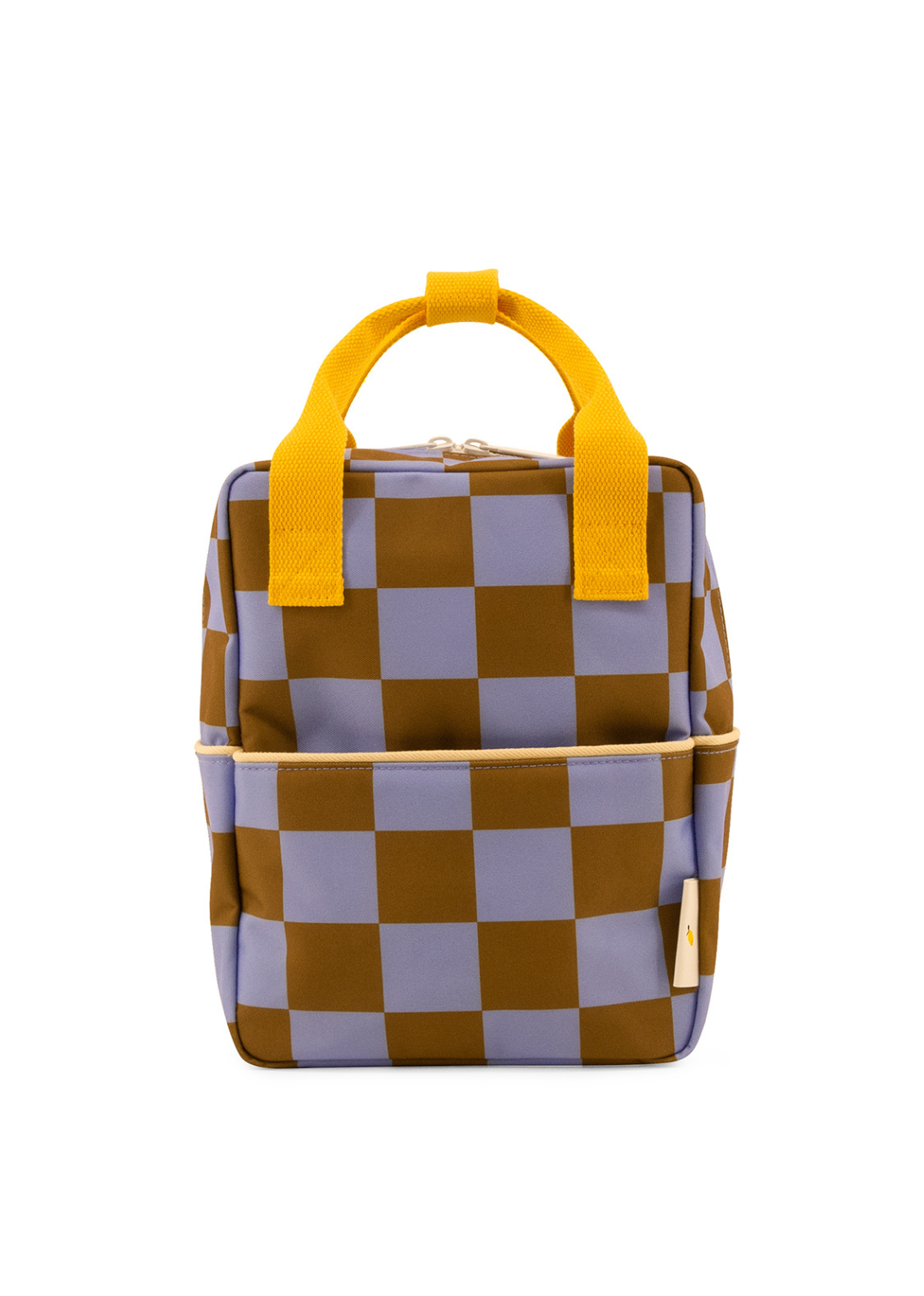 Sac à dos Farmhouse damier - BLOOMING PURPLE & SOIL GREEN