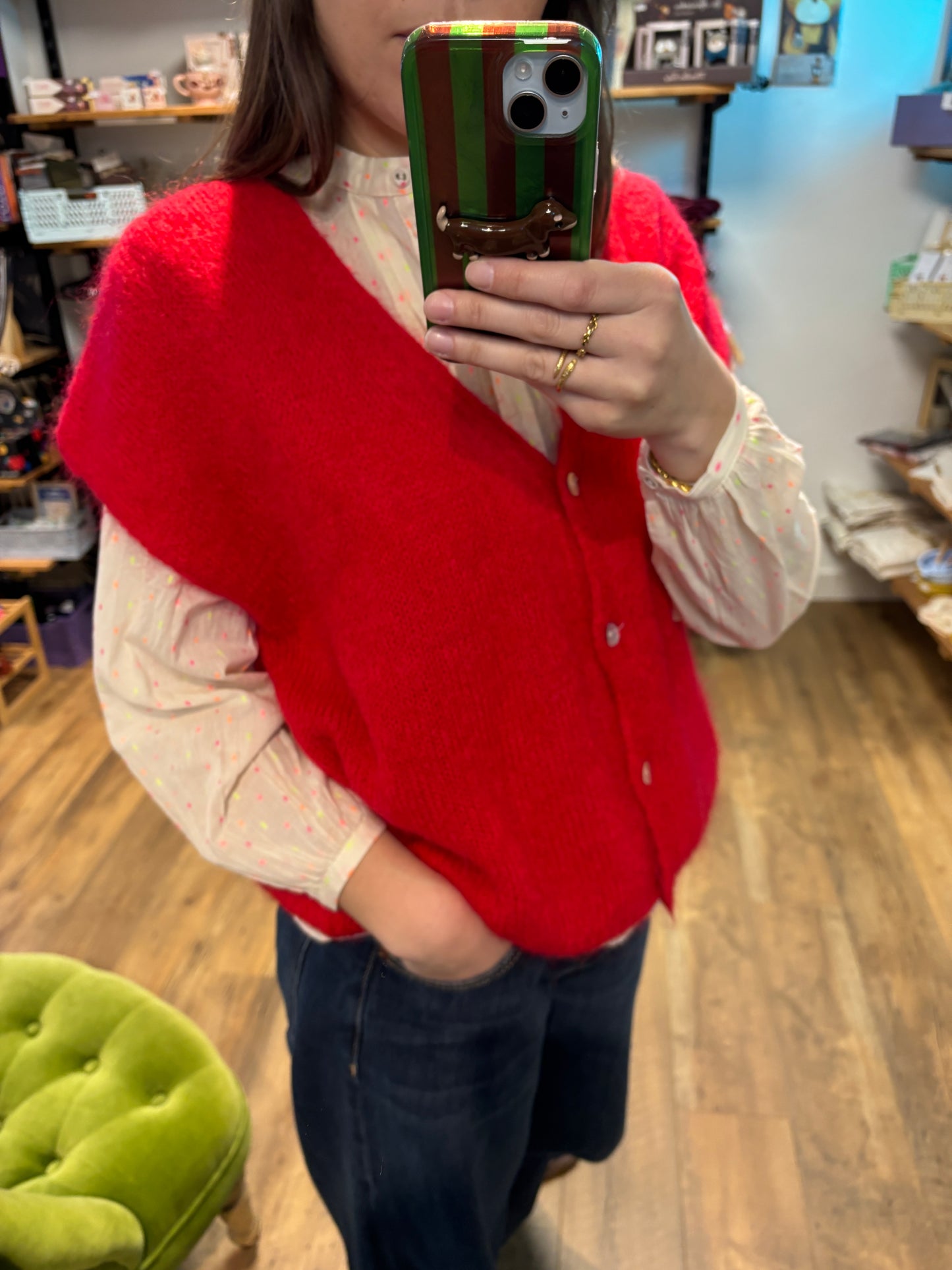 Gilet CERISE - Madeleine