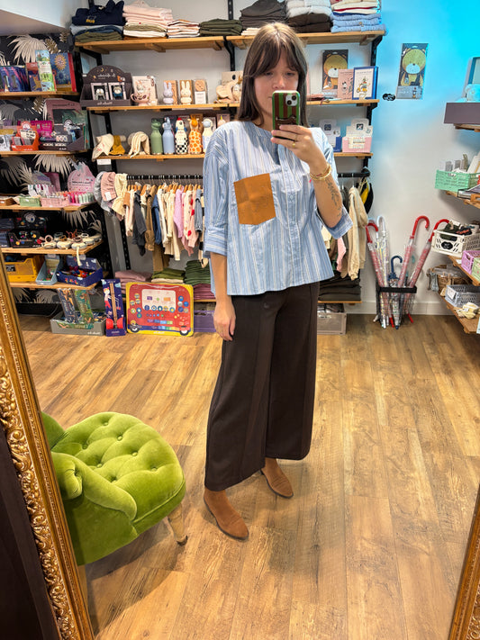Pantalon BLACK BROWN - Ihkate Jacquard