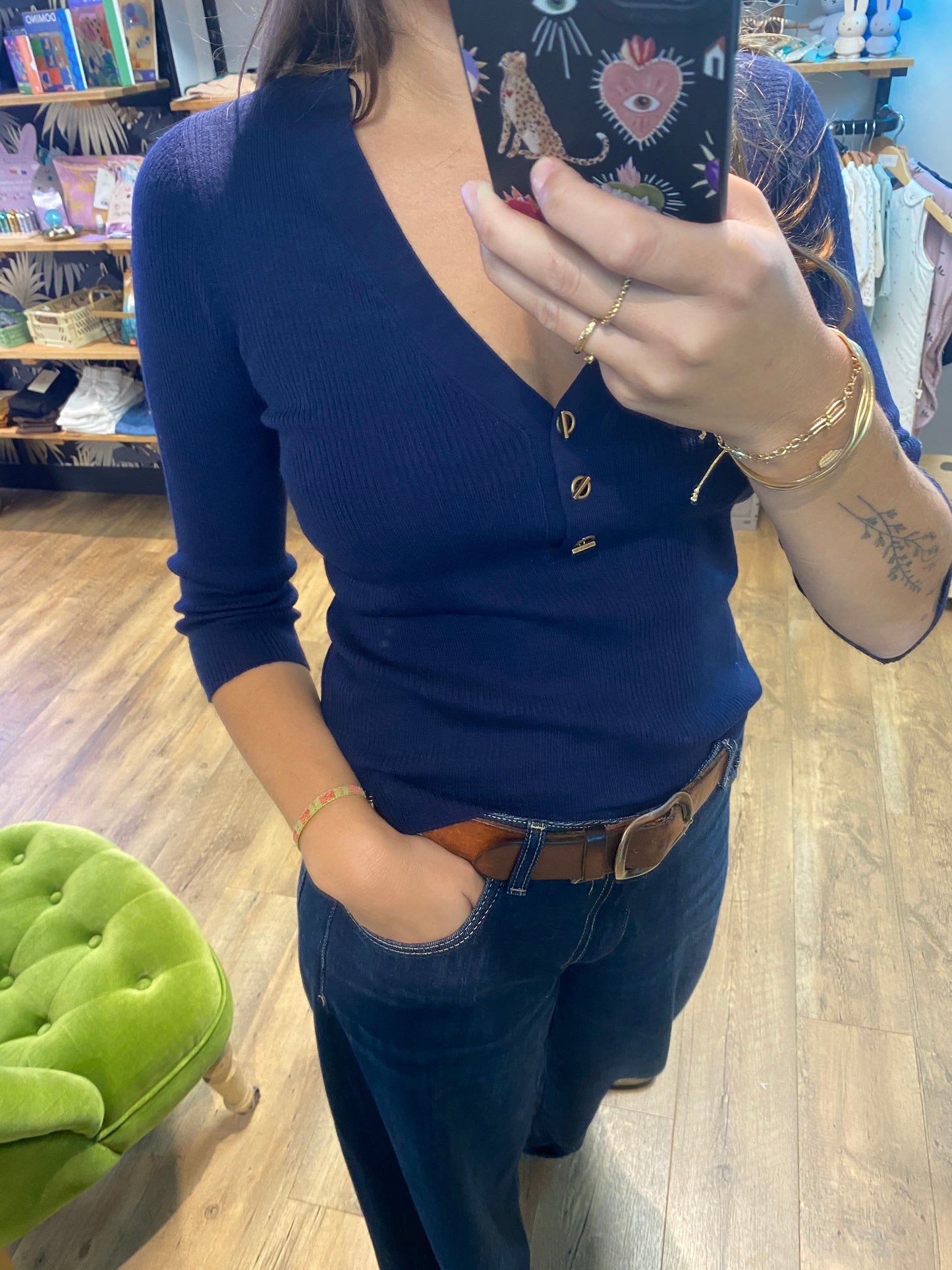 Pull NAVY - Carolane