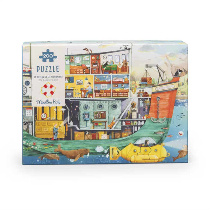 Puzzle Le bateau 200pcs - Moulin Roty
