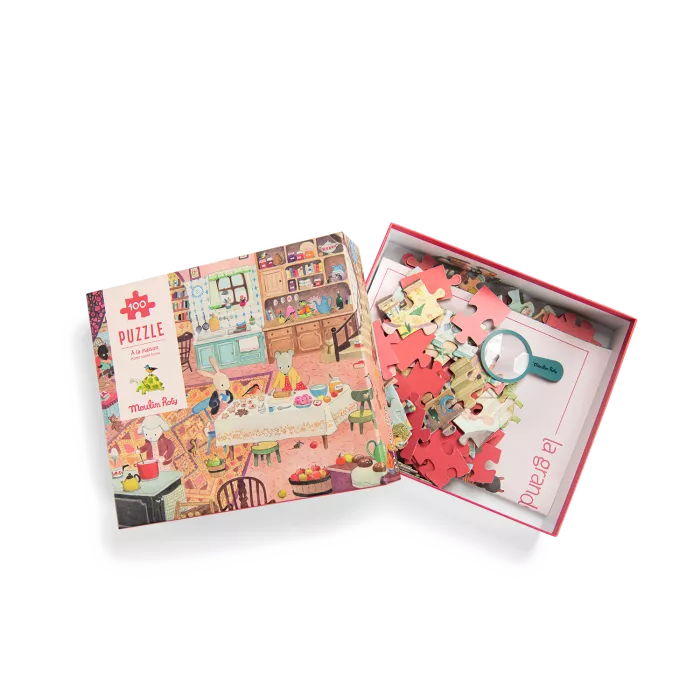 Puzzle À la maison La Grande Famille 100pcs - Moulin Roty