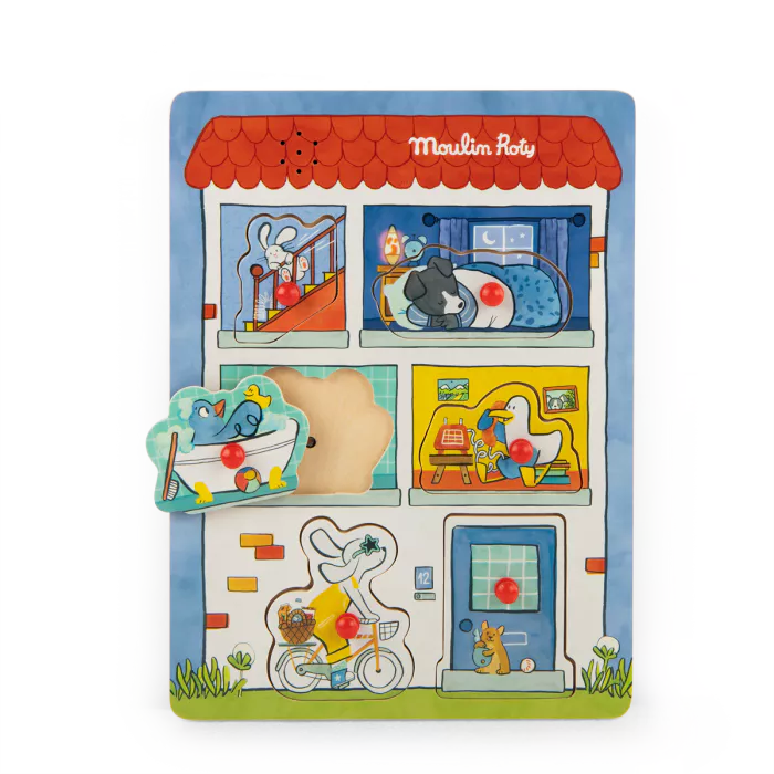 Puzzle sonore - Puce & Pilou - Moulin Roty
