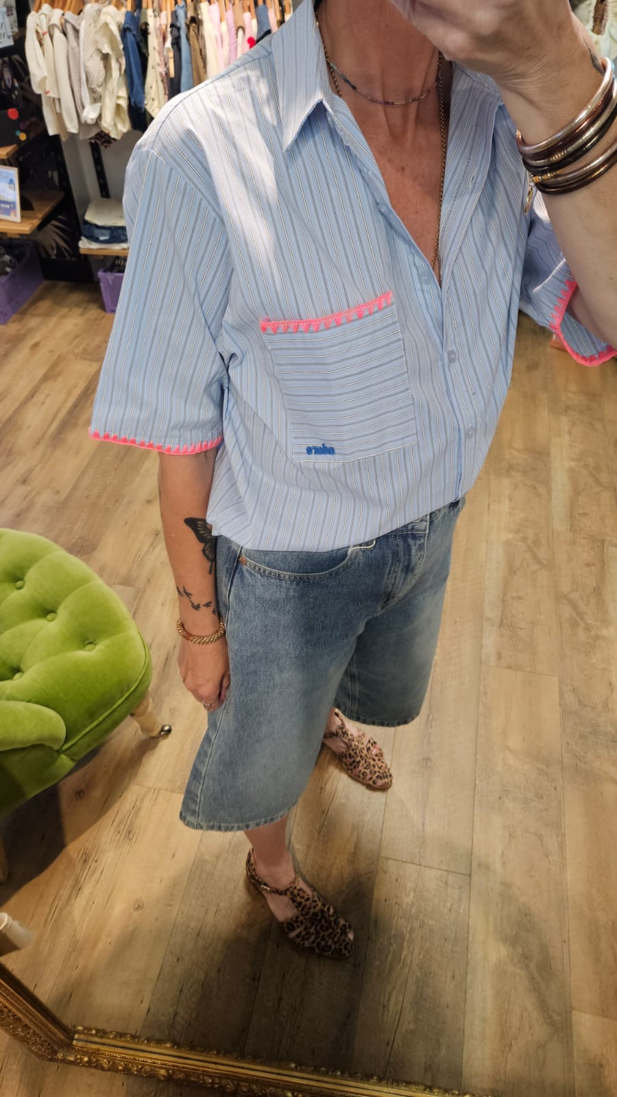 Chemise RAYURES BLEUES - Lise