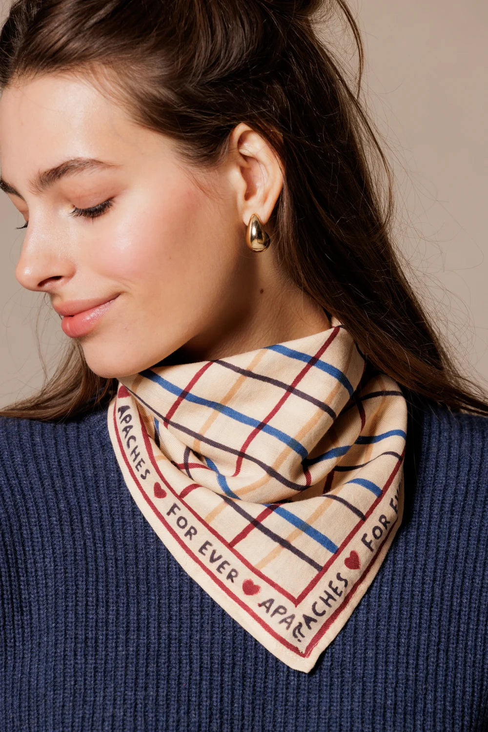 Foulard "Manika" CAHIER MACADAMIA - Apaches