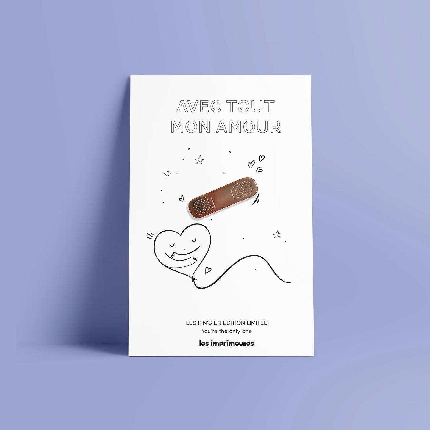 Pin's Pansement - Avec tout mon amour