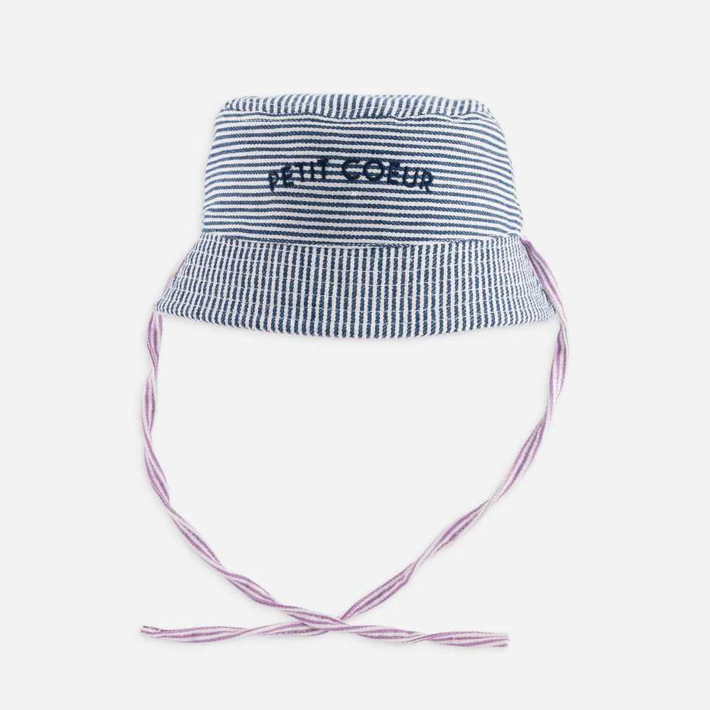 Bob réversible enfant - Petit Coeur / Mini tornade