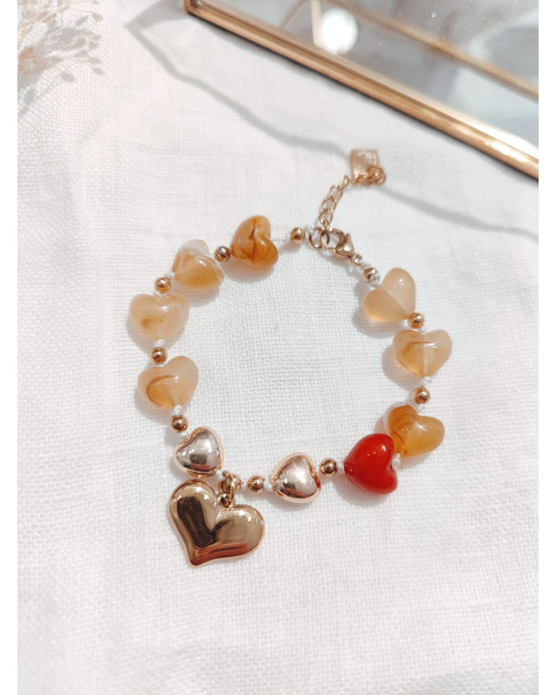 Bracelet RESINE COEUR
