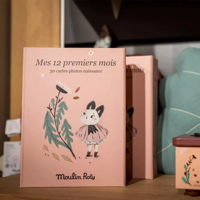 Cartes Mes 12 premiers mois Après la pluie - Moulin Roty