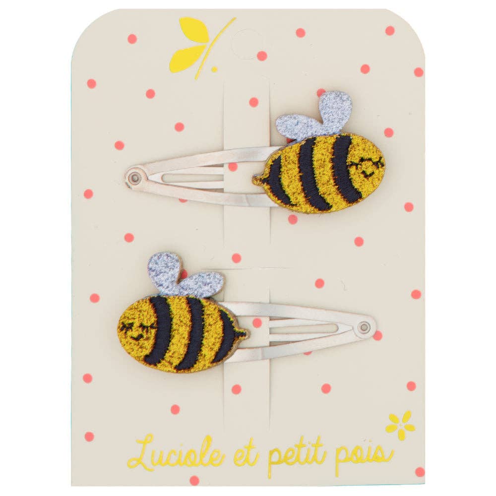 Barrettes abeilles (paire)