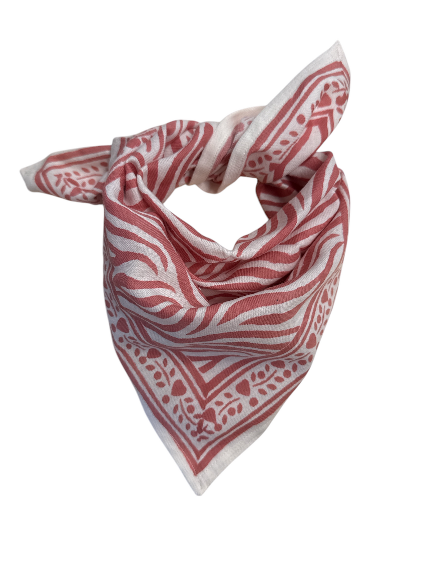 Foulard Bébé Enfant Zèbre Rose - 50cm