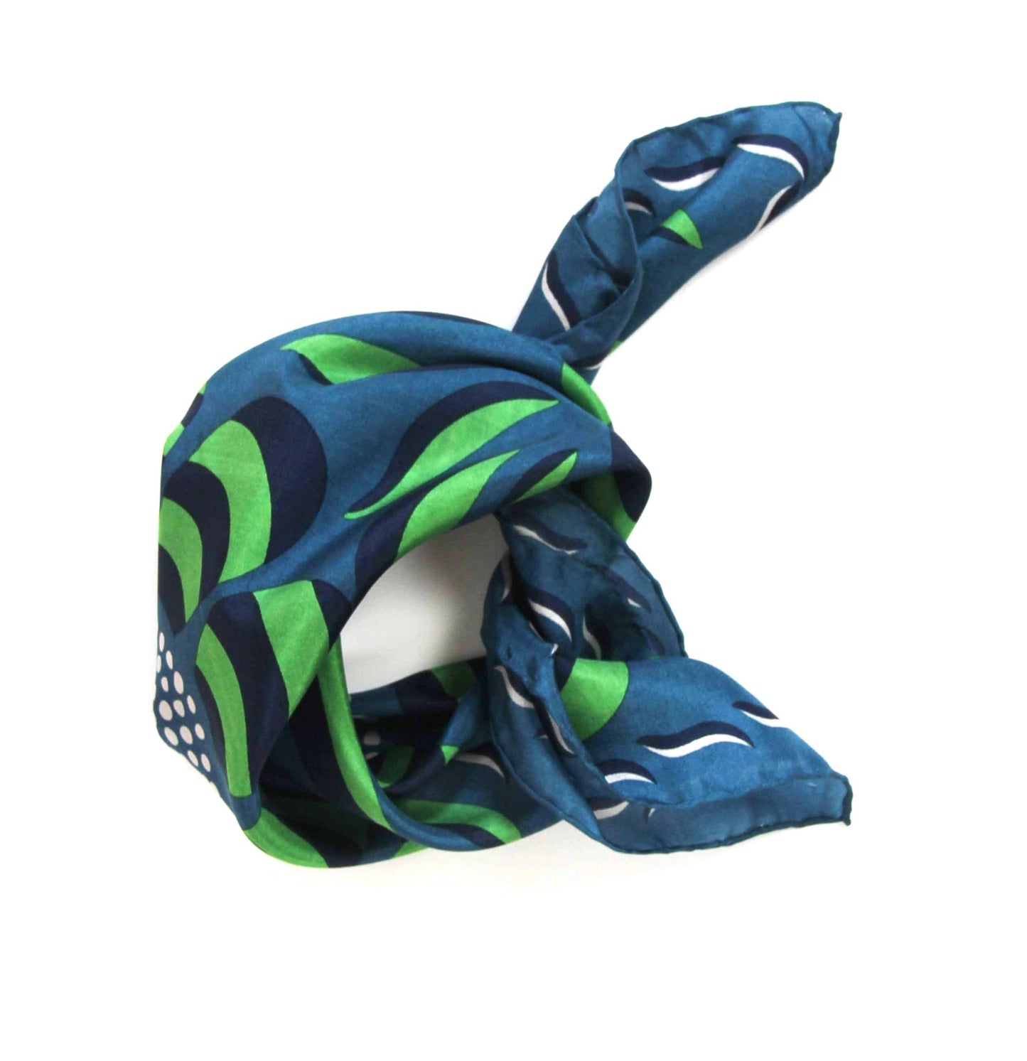 Foulard VERT Green - Mini forget me