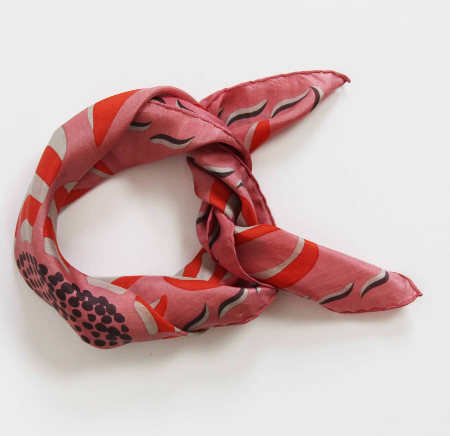 Foulard Forget me not - Rose
