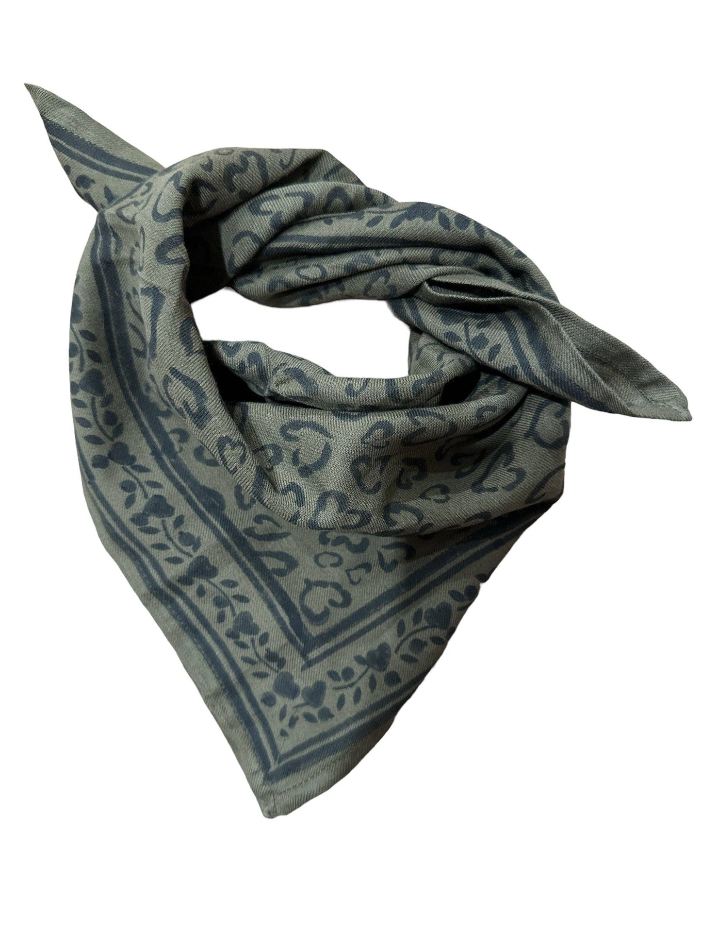 Foulard Bébé Enfant Leo Kaki - 50 cm