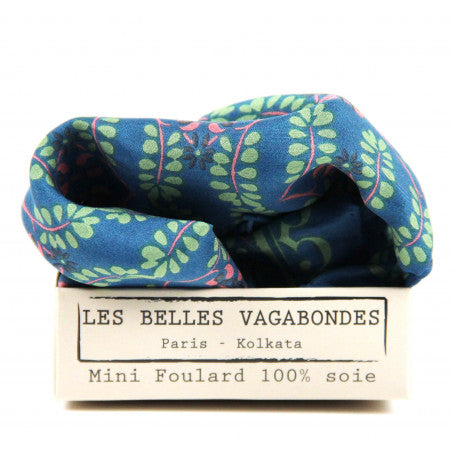 Foulard BLEU - Mini Albertine