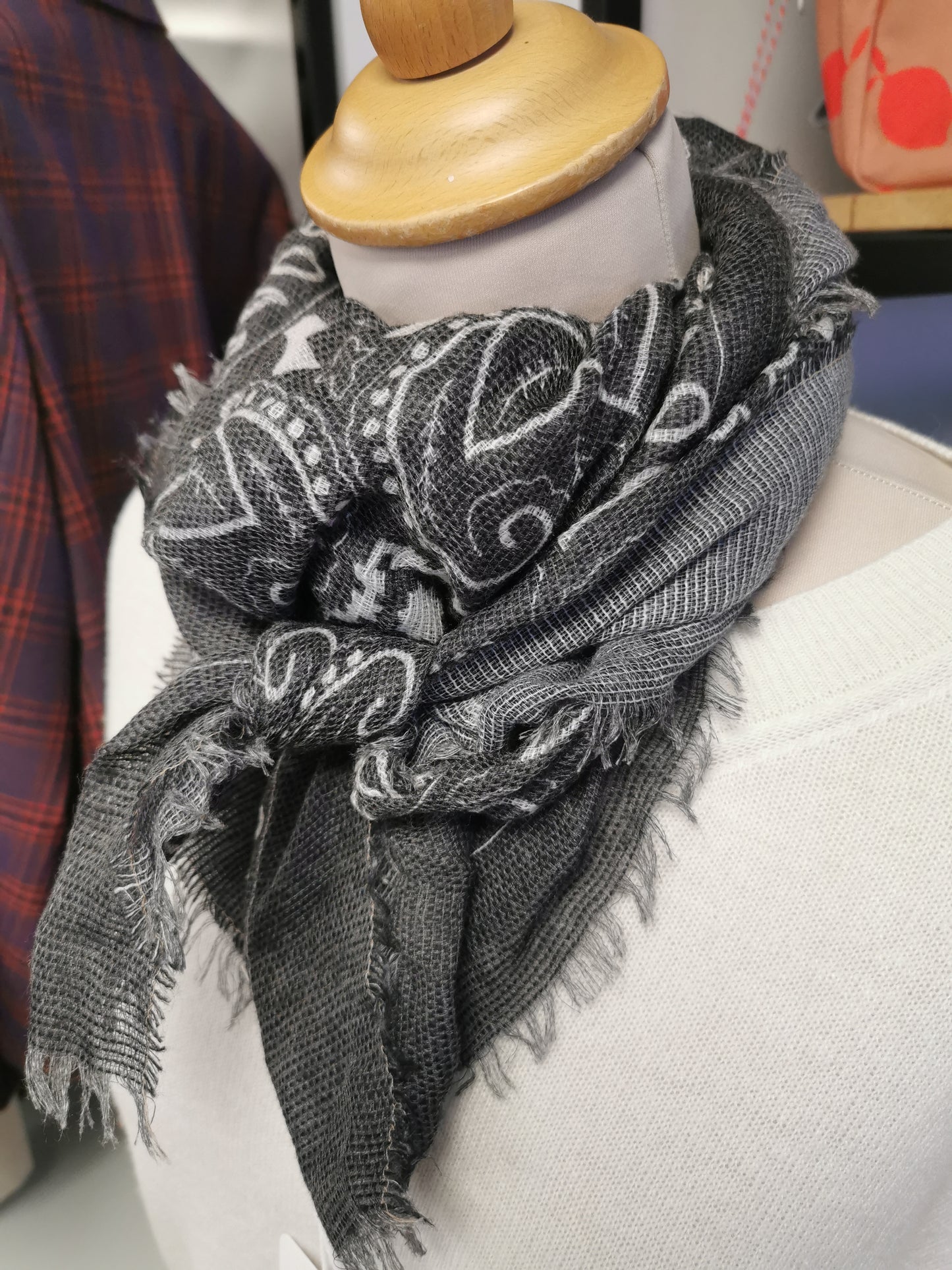 Foulard bandana ANTHRACITE - Marie Île de Ré