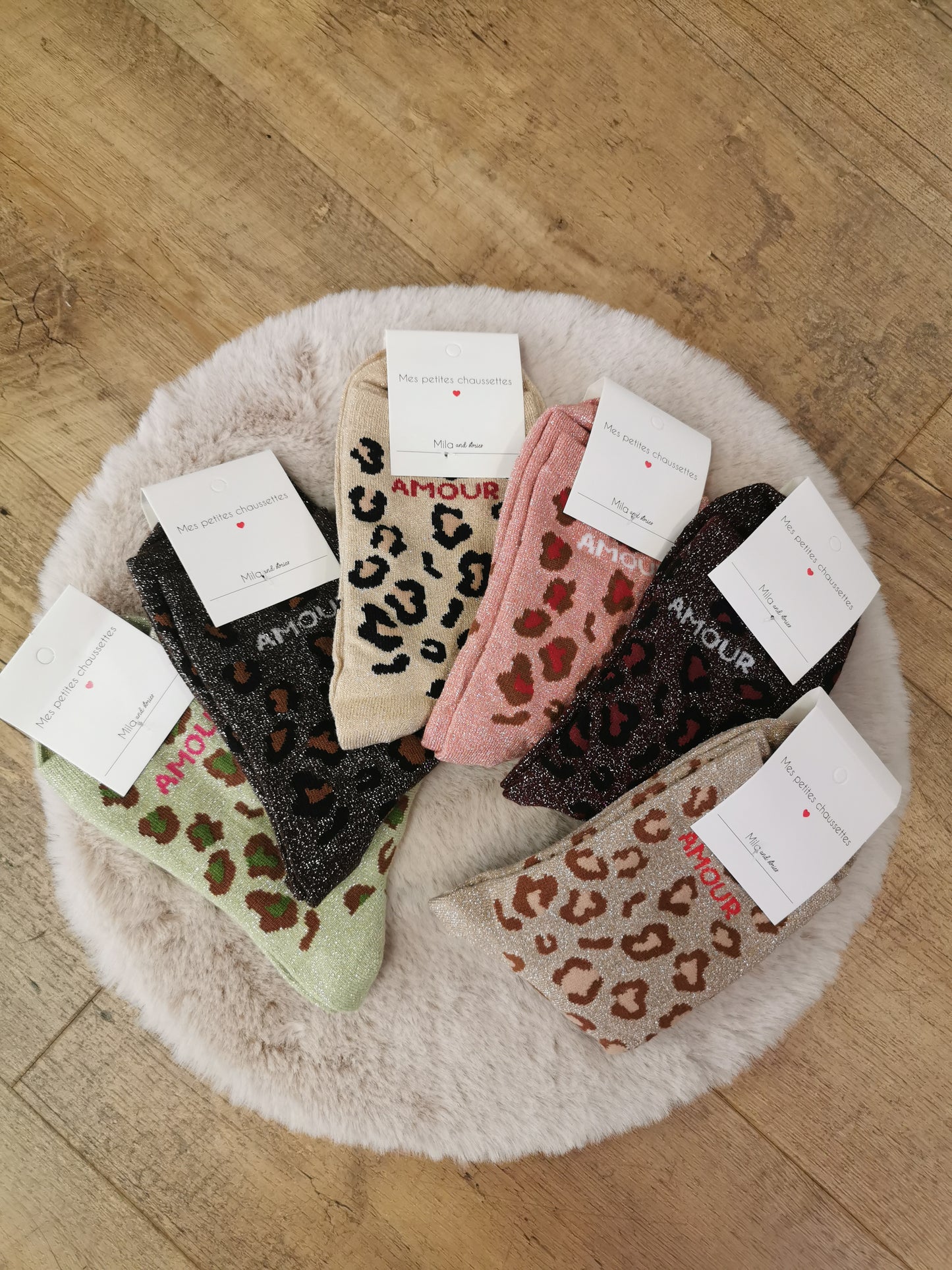 Chaussettes AMOUR LEOPARD