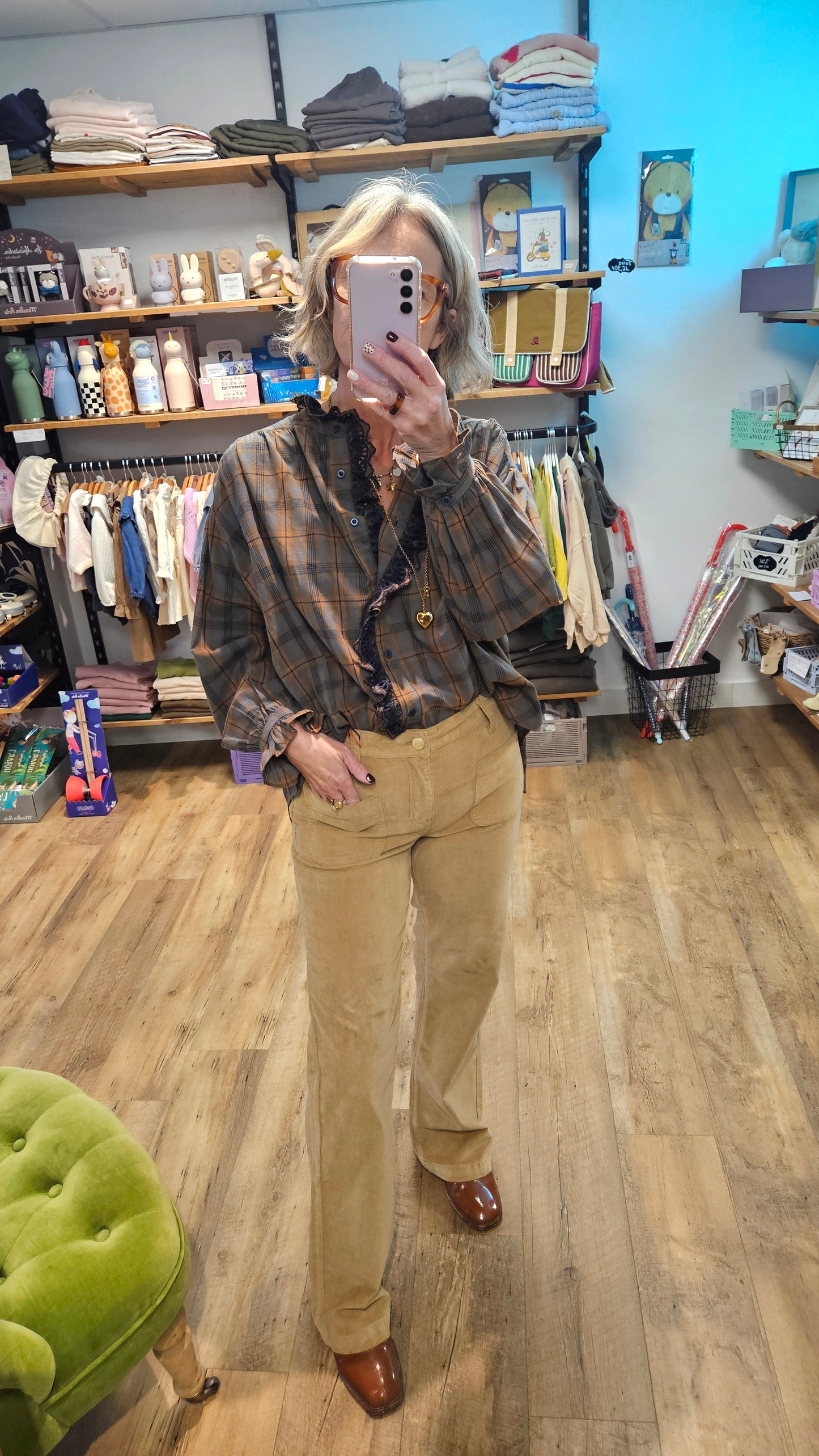 Pantalon velours BEIGE - Sonny