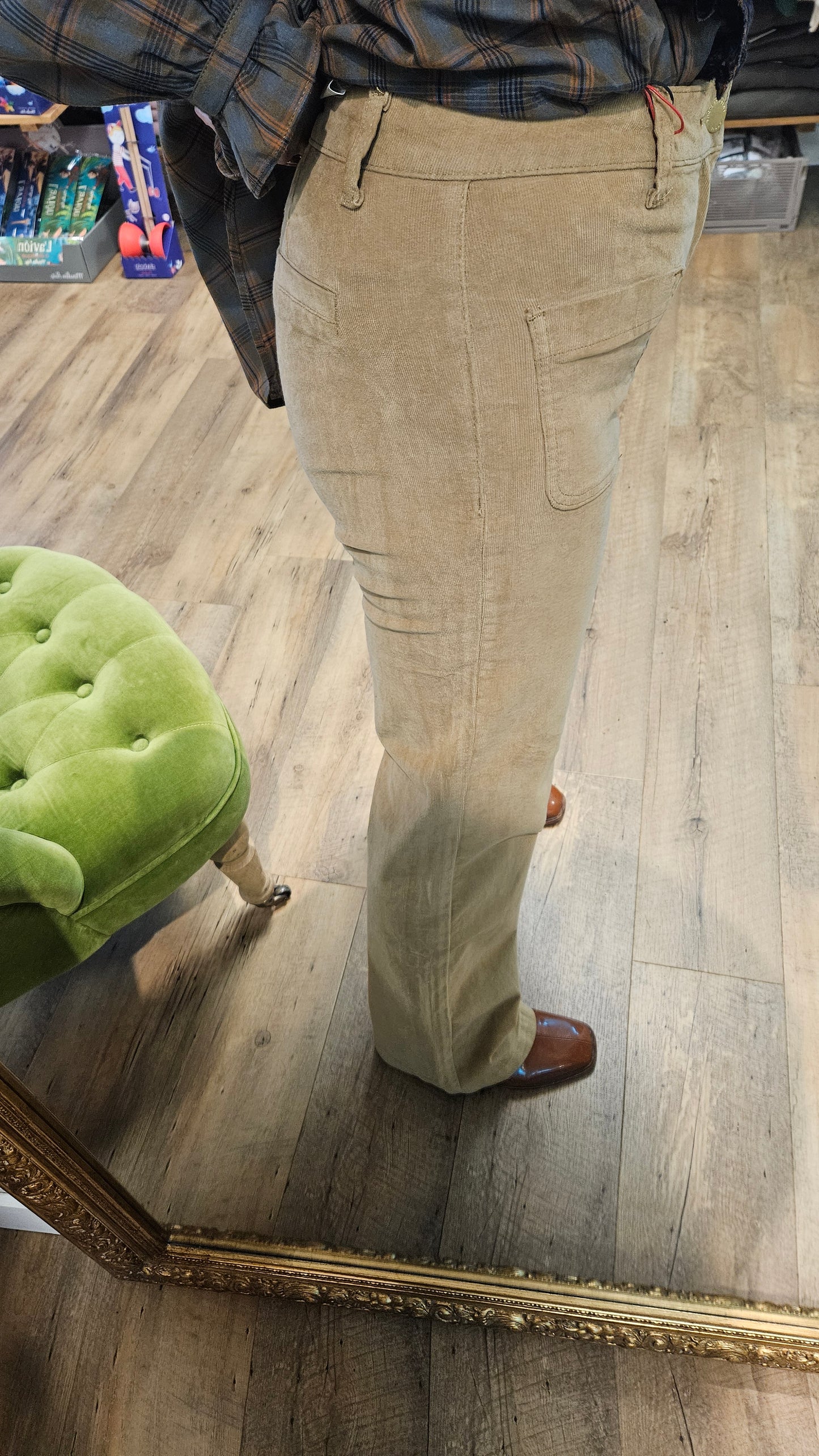 Pantalon velours BEIGE - Sonny