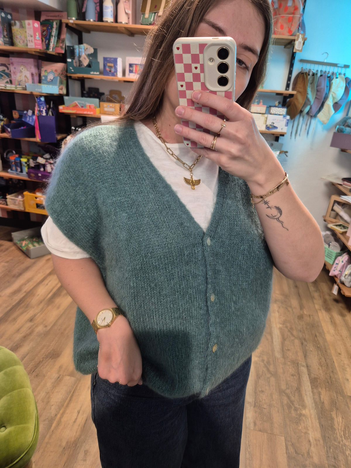 Gilet CELADON - Madeleine